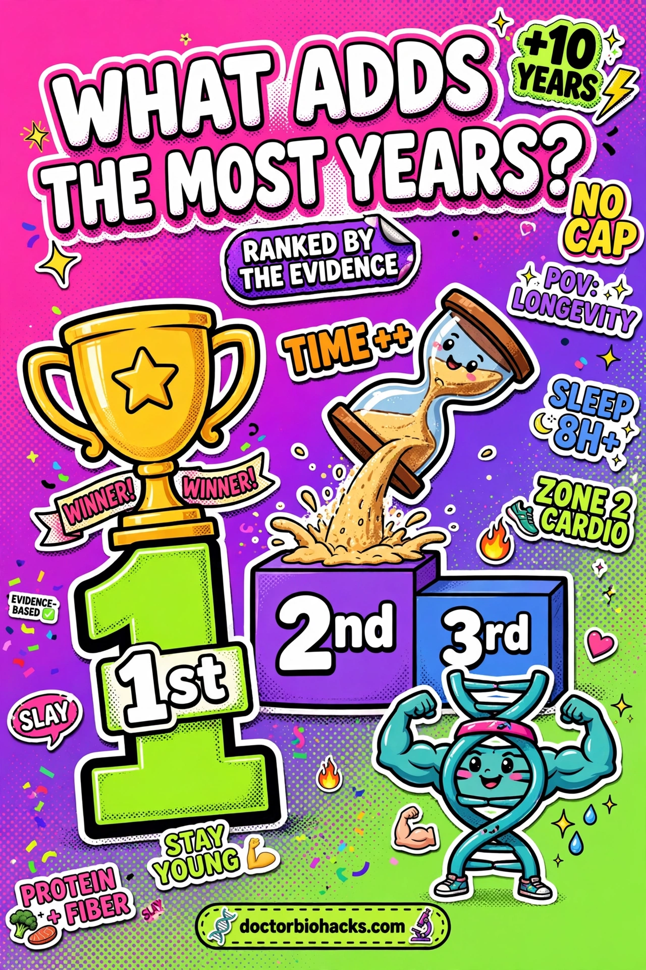What Increases Lifespan the Most? Ranked by the Evidence.